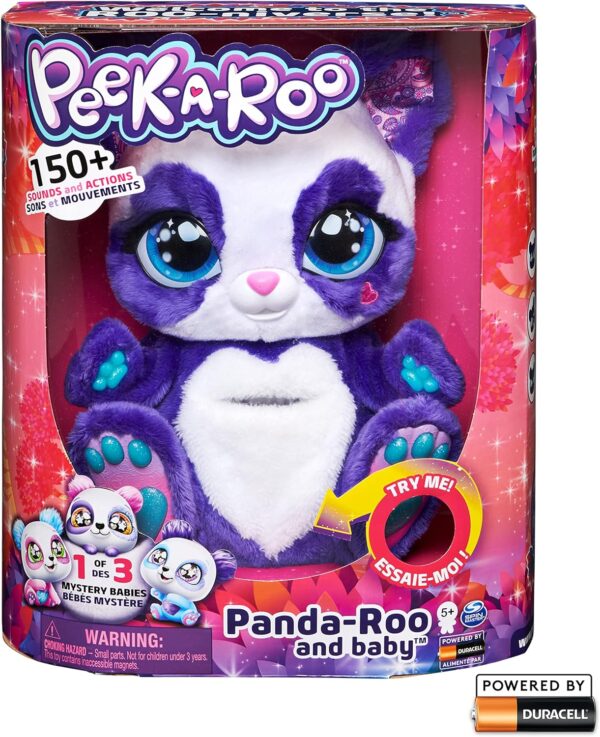 Interactive Panda-Roo Plush Toy With Mystery Baby-Roo Surprise - Over 150 Sounds & Actions, 10+ Engaging Games, Songs, Boosts Imagination & Creativity For Girls Ages 5+ - Image 2