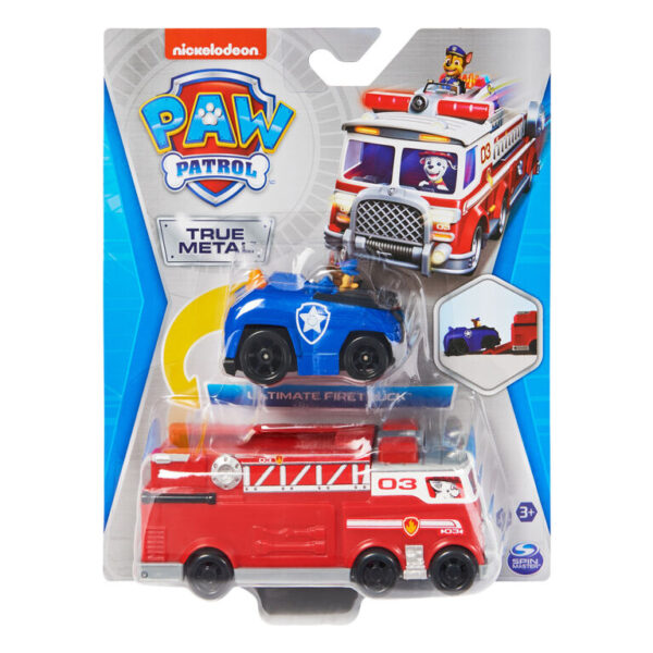 True Metal Firetruck Die-Cast Team Vehicle - Image 2