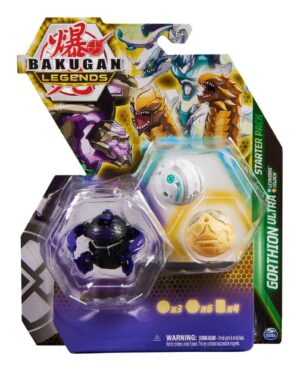 Bakugan Legends Starter 3-Pack, Gorthion Ultra With Leonidas And Viloch