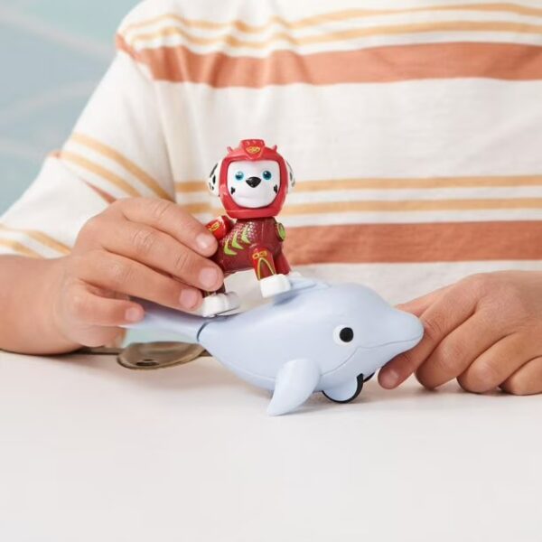 Aqua Pups Marshall and Dolphin Action Figures Set - Image 3