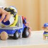 Rubble & Crew, Mix's Cement Mixer Toy Truck with Action Figure - Image 3