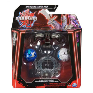 Bakugan 3.0 Starter Pack - 2 Balls, 1 Special Attack Ball, 1 Battle Ring, 1 Launcher Card And 9 Cards Collection