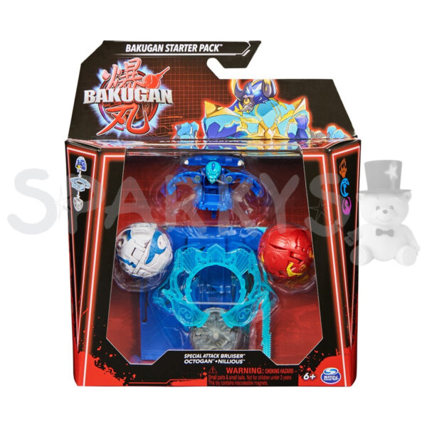 Bakugan 3.0 Starter Pack - 2 Balls, 1 Special Attack Ball, 1 Battle Ring, 1 Launcher Card And 9 Cards Collection - Image 2