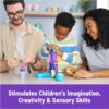 Kinetic Sand, Soft Serve Station, 14oz of Play Sand (Blue, Pink & White) - Image 3