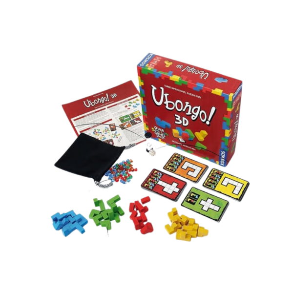 Ubongo 3D - A Kosmos Game - Geometric Puzzle Game With Three-Dimensional Blocks - Image 2