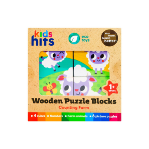 Wooden Cubes 4pcs