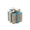 Wooden Construction Block 40 Planks Square Grey - Image 2
