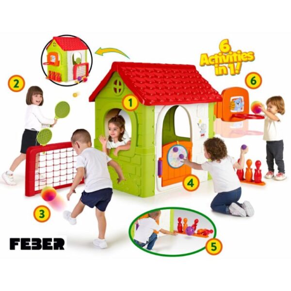 6-in-1 Multi-Activity House - Image 4
