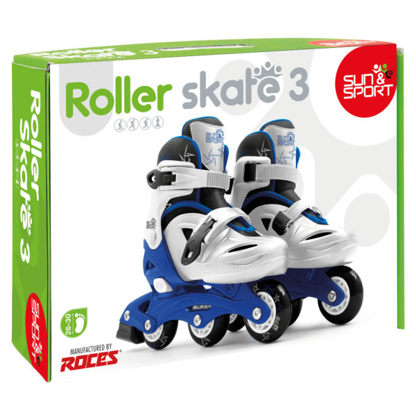 Roller Skate 26-30 - Blue - Image 3