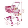 Shopping cart with baby seat - Image 3