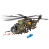 Military helicopter with 2 soldier figures and jeep - Image 2