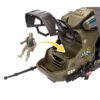 Military helicopter with 2 soldier figures and jeep - Image 3