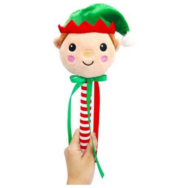 11" Santa Elf & Polar Bear Indoor Christmas Décor - Image 2