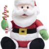 Jingling Santa  Singing Santa Claus Christmas Plush Toy