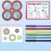 Spirograph Cyclex Set - Art Kit - Rotating Stencil Wheel Creates Countless Designs - Image 4