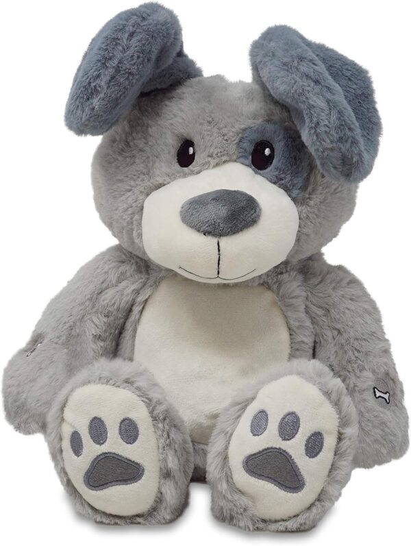 Peek & Play Parker 11" Gray Puppy - Image 3