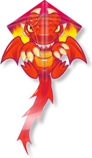 Kites Ready 2 Fly - Pop-Up Mini Nylon Kite Dragon
