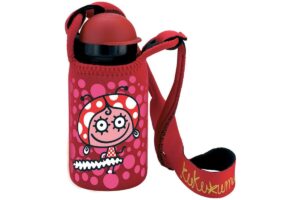Kukuxumusu Inox 350 ml Flamenquita Thermos Flask with Neoprene Case - Red