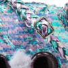 Blue Cat Sequin Wristlet Purse - Image 4