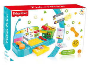 Kids Toy Cash Register Shopping Checkout Till Money Food Role Play