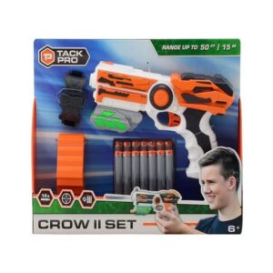 Crow II Set with 14 Darts And Accessories, 23cm
