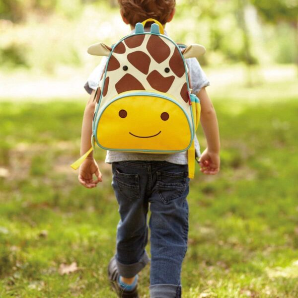 Giraffa Blue Backpack With Yellow - Image 2