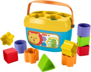 Stacking Toy Baby's First Blocks Set Of 10 Shapes For Sorting Play For Infants