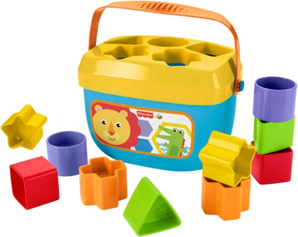 Stacking Toy Baby's First Blocks Set Of 10 Shapes For Sorting Play For Infants