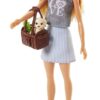 Barbie Loves Pets Doll with Puppy & Bunny Playset