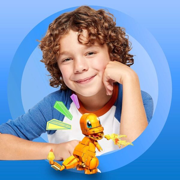 Building Toys Set Build & Show Charmander with 180 Pieces - Image 3