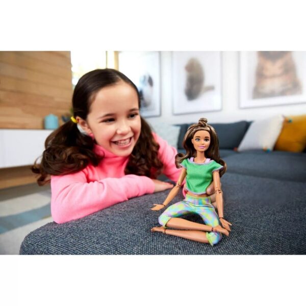 Barbie Made To Move Doll Green Dye Pants - Image 3