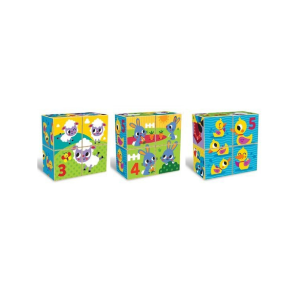 Wooden Cubes 4pcs - Image 2