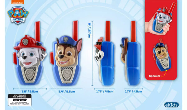 Paw Patrol Walkie Talkies Chase and Marshall - Image 4