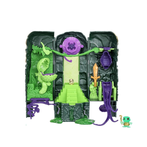 Treasure X Lost Lands Skull Island Swamp Tower Micro Playset, 15 Levels of Adventure - Image 2