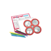 Spirograph Cyclex Set - Art Kit - Rotating Stencil Wheel Creates Countless Designs - Image 2