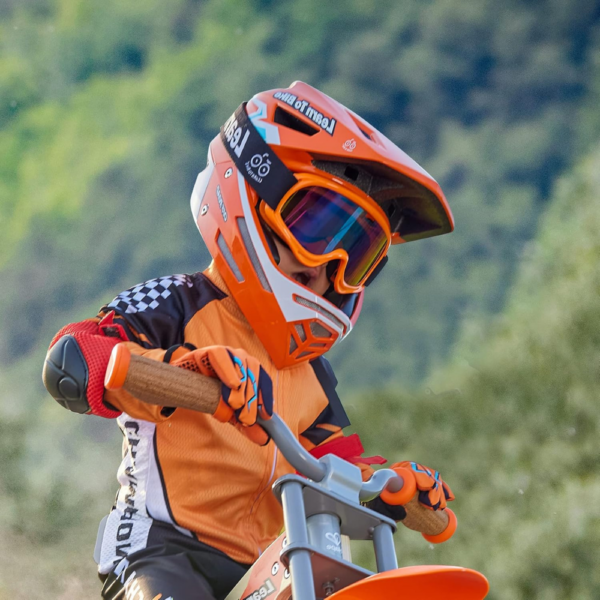 Sports Rider Gloves (S size) - Orange - Image 3