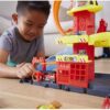 City Toy Car Track Set, Super Loop Fire Station & 1:64 Scale - Image 4