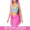 Barbie Mermaid Doll with 7-Inch-Long Pink Fantasy Hair - Image 2