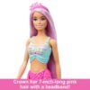 Barbie Mermaid Doll with 7-Inch-Long Pink Fantasy Hair - Image 4