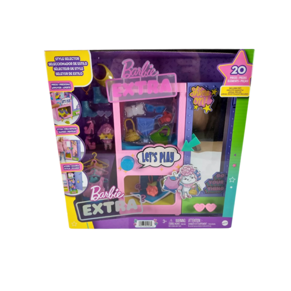 Barbie Extra Surprise Fashion Playset with 20 Pieces Including Pet Poodle - Image 2