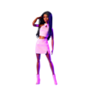 Barbie Looks Doll, Collectible No. 21 with Black Braids