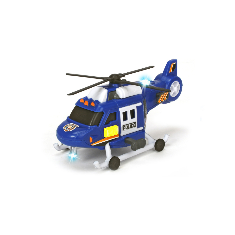 Police Rescue Helicopter Blue