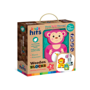 Wooden Blocks Monkey and Friends