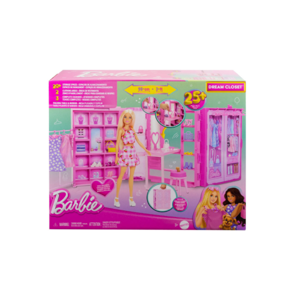 Dream Closet Toy Playset with Fashion Doll, Clothes - Image 2