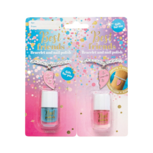 Casuelle Best Friends Bracelet And Nail Polish Gift Set