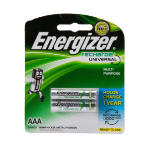 Energizer Recharge Universal AAA (2 Pack) Batteries