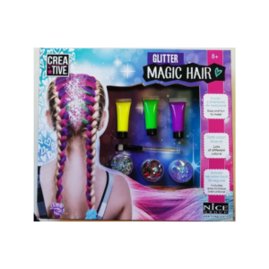 Glitter magic hair