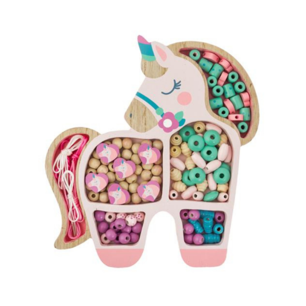 Joseph Bead Boutique Unicorn 125 Colorful Wooden Beads