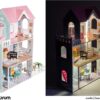 Wooden XXL Doll's House with LED Lights - Image 3