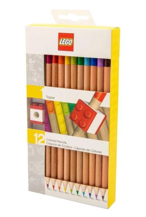 Lego Colored Pencils WithTopper 12 Pack